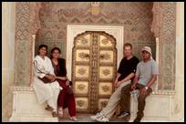 Jaipur, City Palace, Group in Door