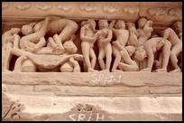 Khajuraho, famous carvings