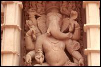 Khajuraho, Carving of Ganesh