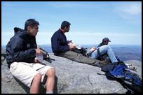 NH, Adam, Murti, Gunnar and Pavan on Mt. Monadnock