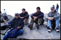 NH, Pavan, Adam, Murti and Gunnar on Mt. Monadnock