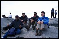 NH, Pavan, Adam, Murti and Jens on Mt. Monadnock