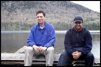 NH, Jens and Murti at Lonesome Lake