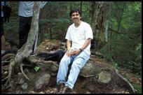 NH, Anis taking a rest on Liberty Spring Trail